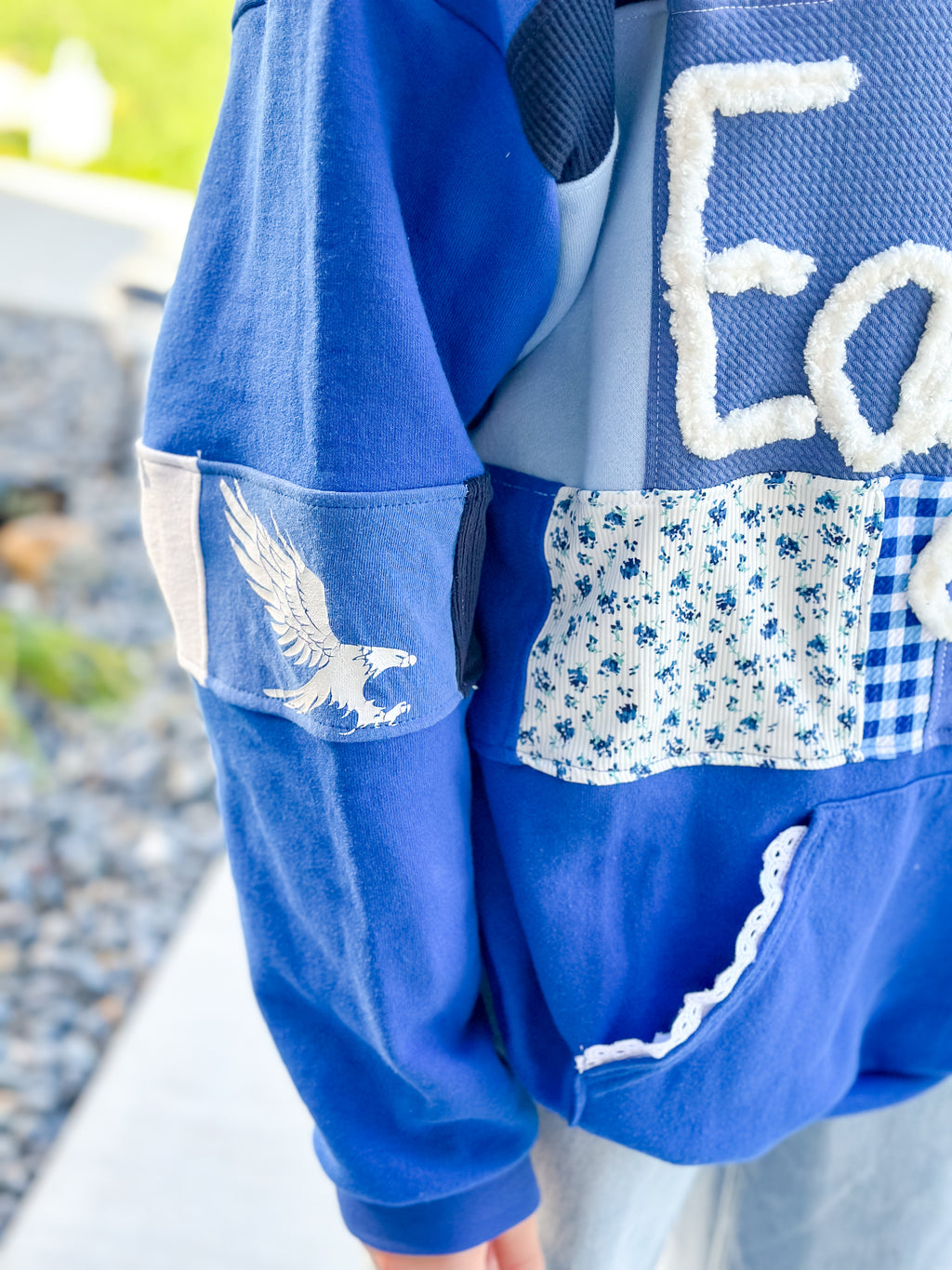 Upcycled CCS Eagles Hoodie