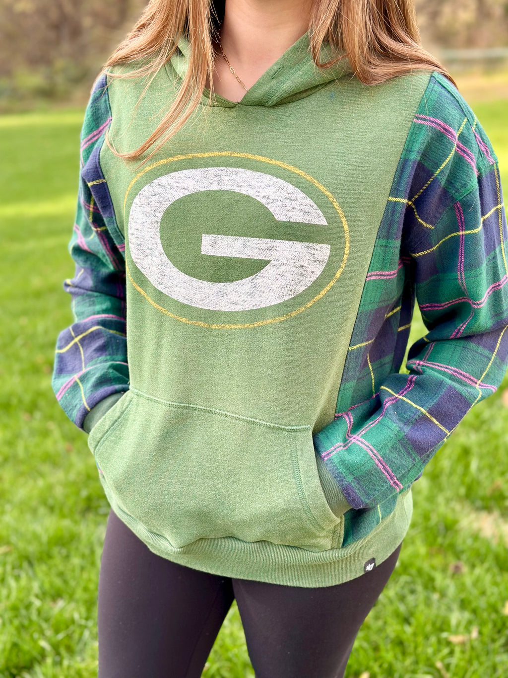 Upcycled Packers Shirt/Flannel