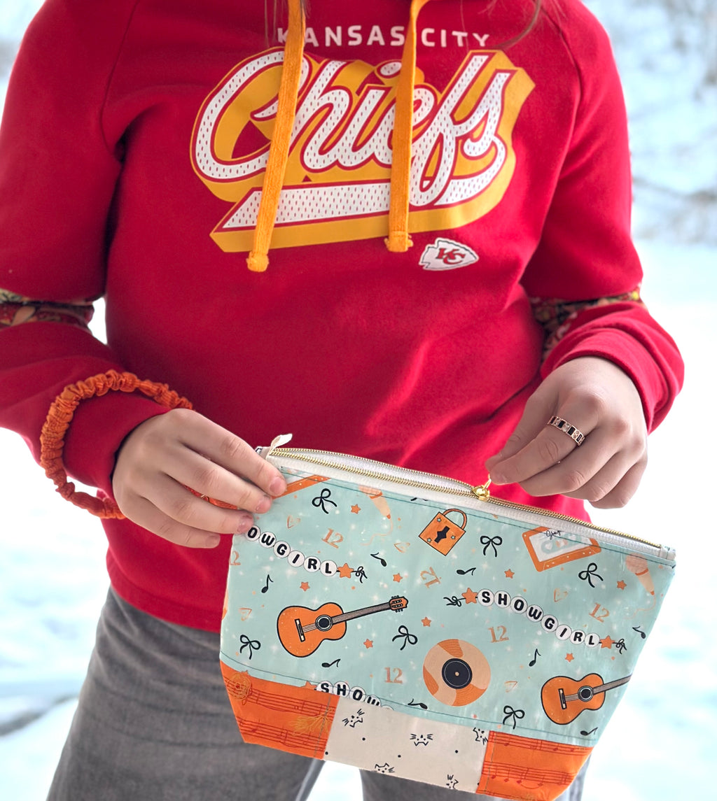 Showgirl Zip Pouch and Keyfob