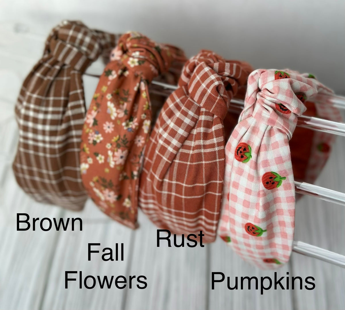 Fall Top Knot Headbands