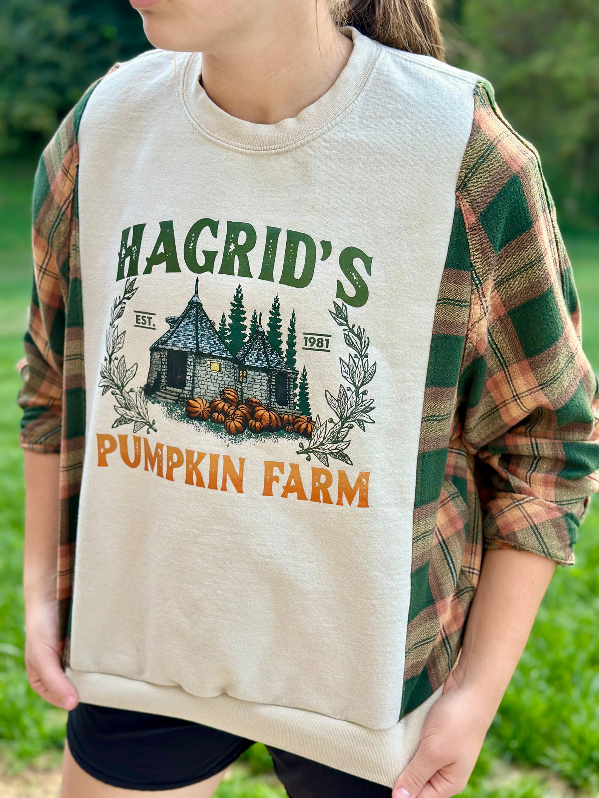 Hagrid’s Pumpkin Farm Flannel