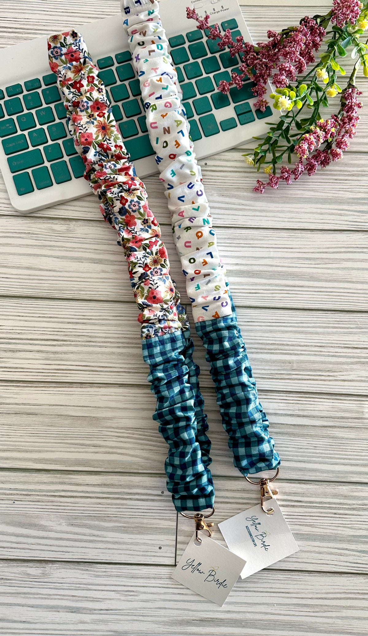 Extra Wide Scrunchie Lanyard