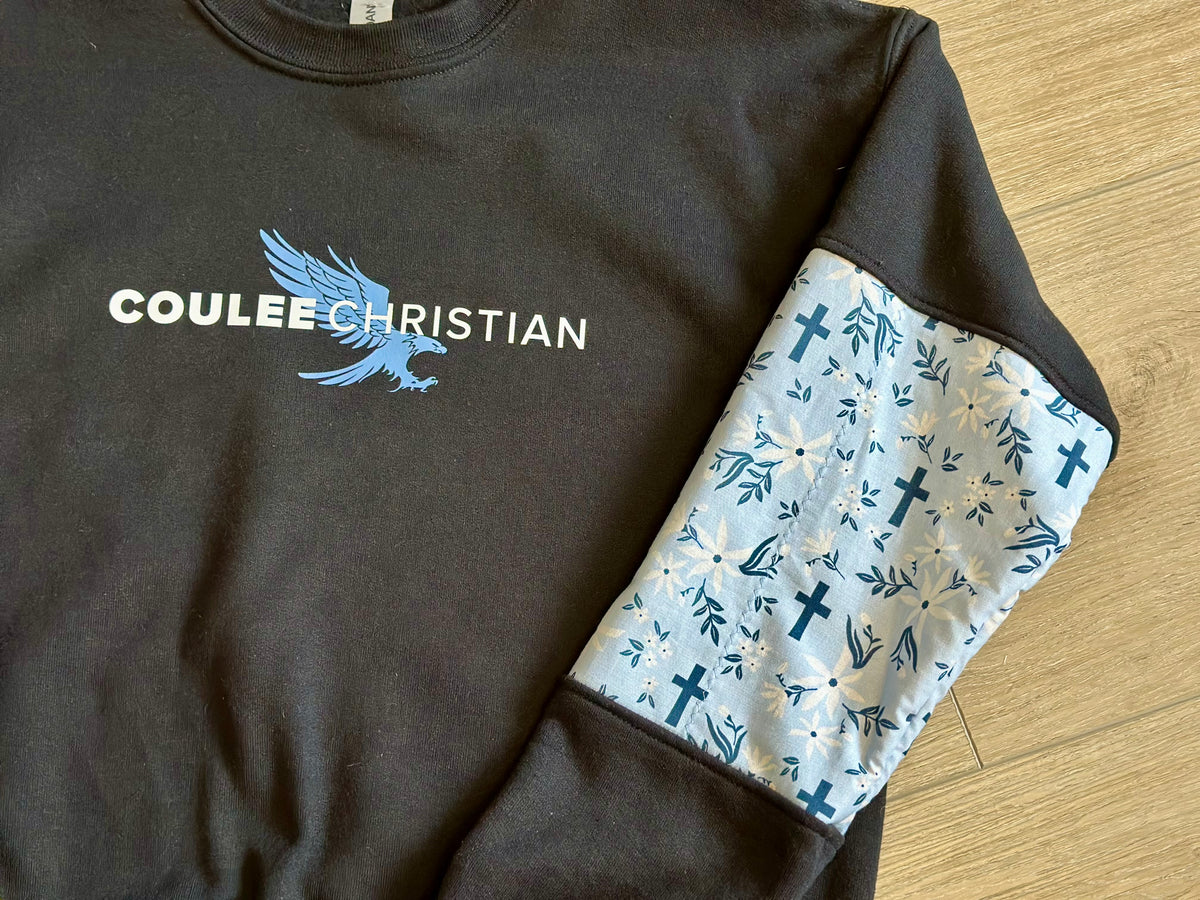 Upcycled YOUTH CCS sweatshirt