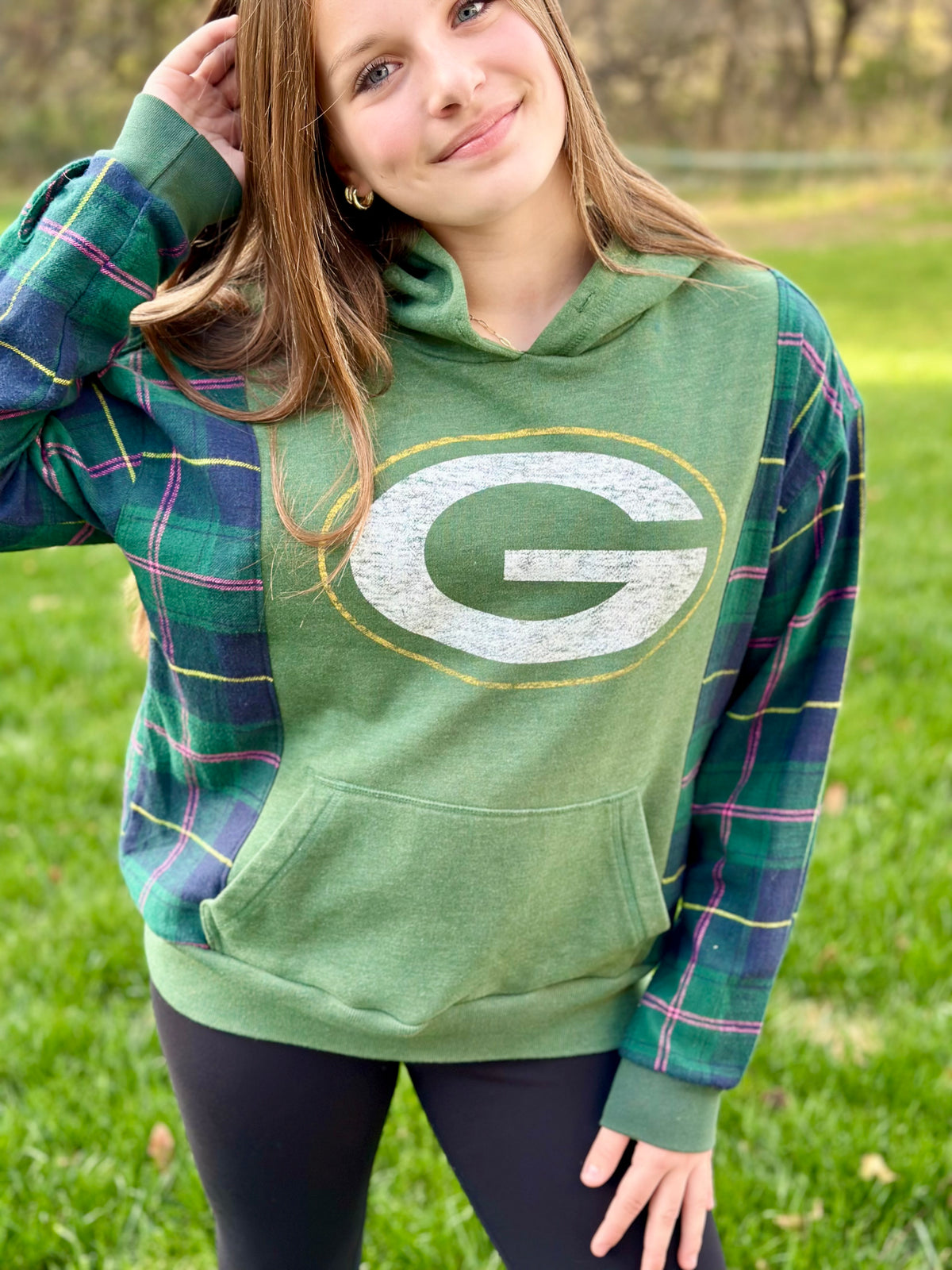 Upcycled Packers Shirt/Flannel