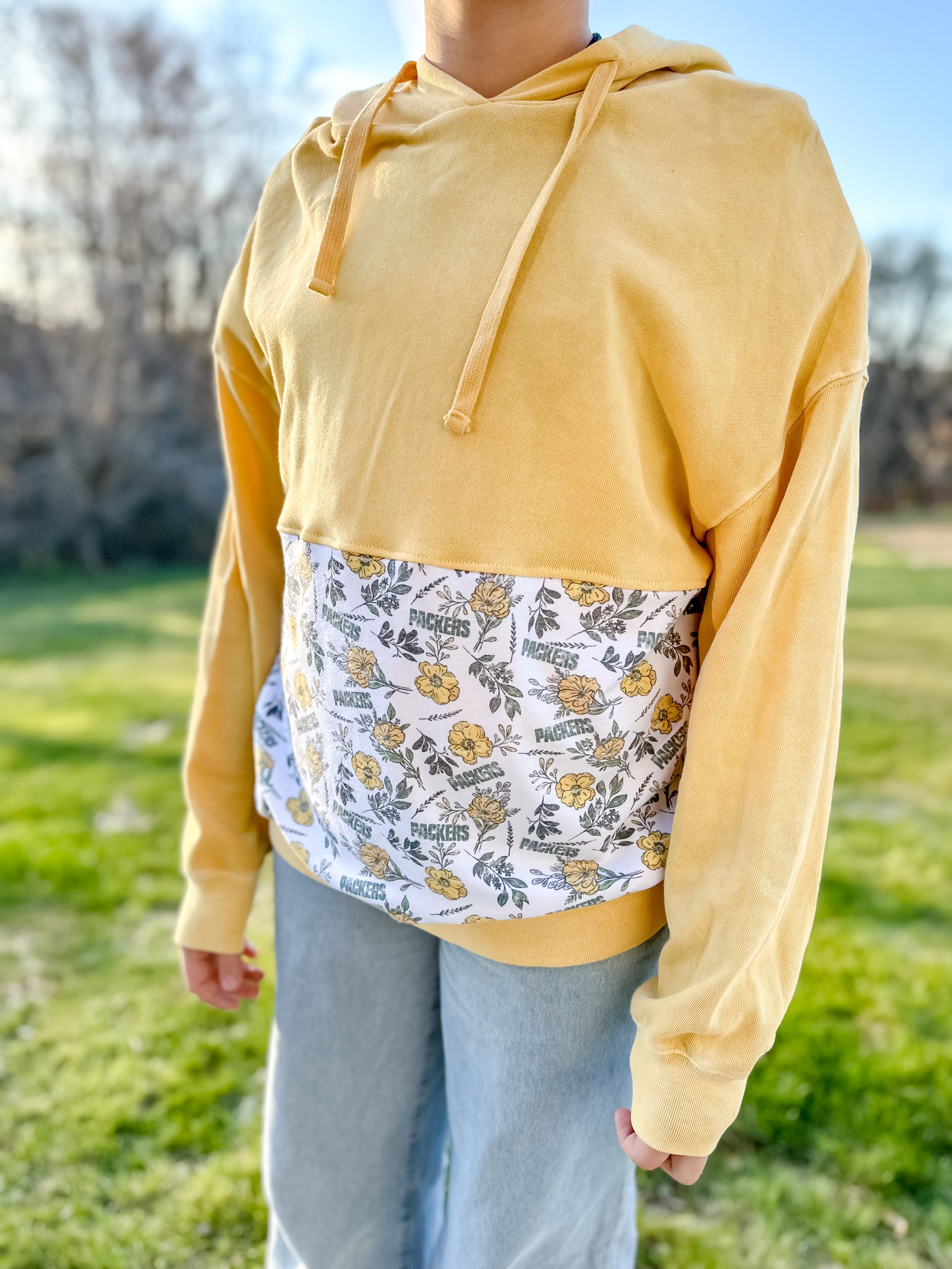 Upcycled Green Bay Hoodie